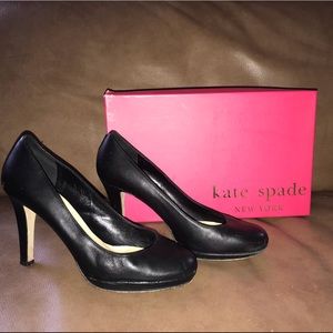 **Only $12***Kate Spade black leather pumps